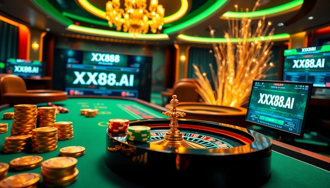 Experience the luxury of online gambling at XX88.AI with vibrant casino games and exciting player interactions.