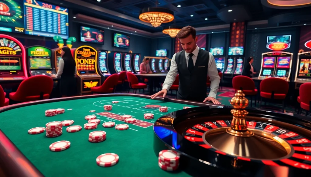 Experience the thrill of live betting at BIG88.BAR with a luxurious casino atmosphere showcasing excitement and elegance.