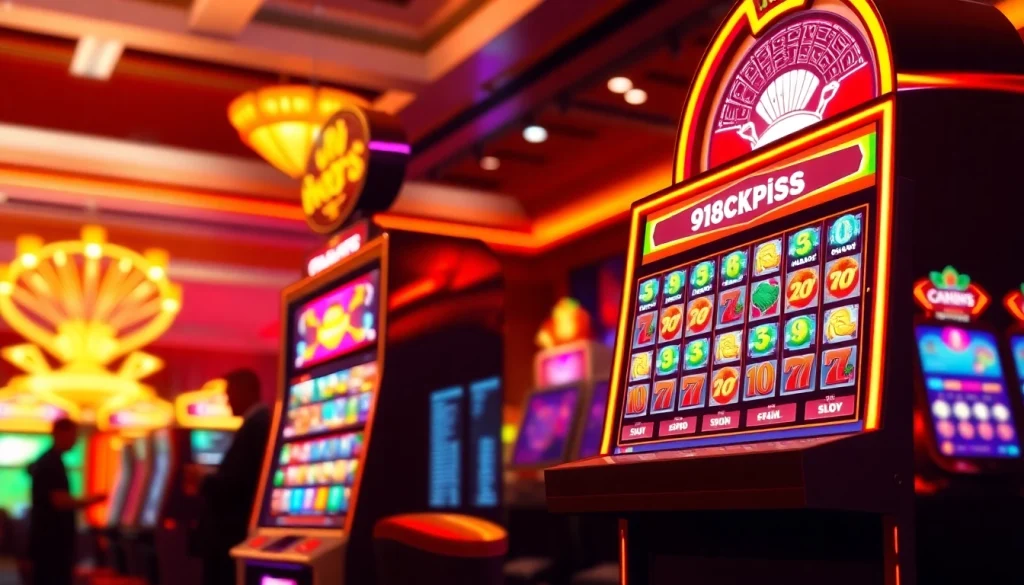 หมุน918kiss slot ที่คาสิโนออนไลน์เต็มไปด้วยความสนุกและตื่นเต้น