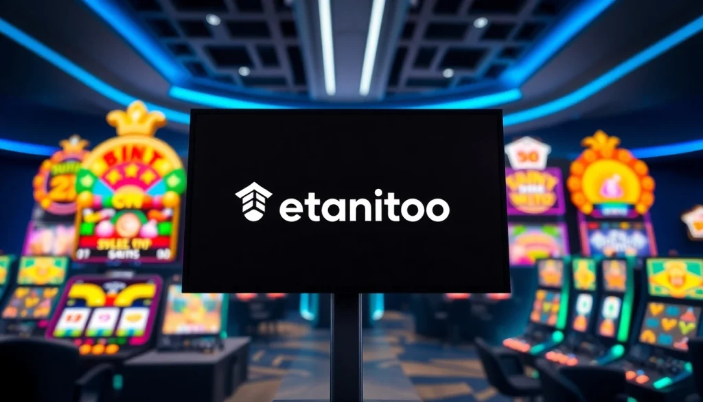 Menggambarkan berbagai permainan slot menarik di petanitoto dengan grafik yang cerah dan menggugah selera.