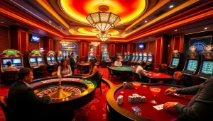 Experience the excitement of Jeetbuzz ক্যাসিনো with players at a lively roulette table.