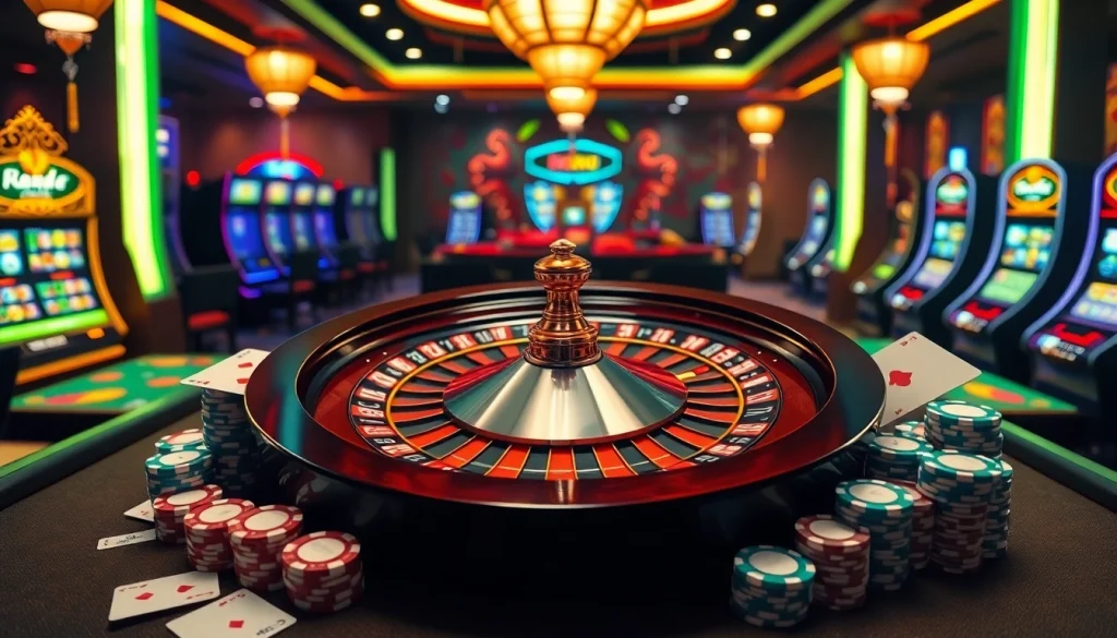 Experience the thrill of jbo vietnam with vibrant casino gameplay featuring roulette and poker.