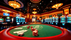 Experience thrilling games at OK365 Trang chủ with vibrant casino ambiance and engaging slots.