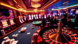 Experience the thrill of gambling at w88com.online with vibrant casino tables and exciting games.