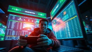 Exciting online betting experience with F8BET showcasing digital interfaces.