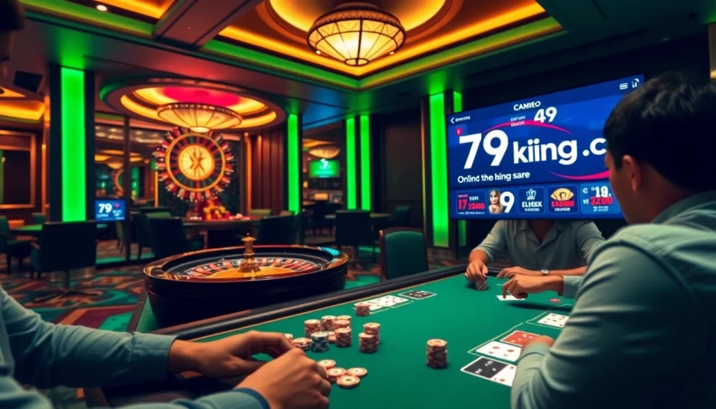 Experience thrilling gameplay at 79king com with engaging casino activities and vibrant atmosphere.