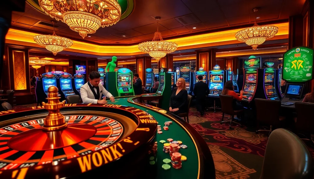 Experience high-stakes gaming at https://go99.cheap/ with a vibrant casino atmosphere of roulette and slot machines.
