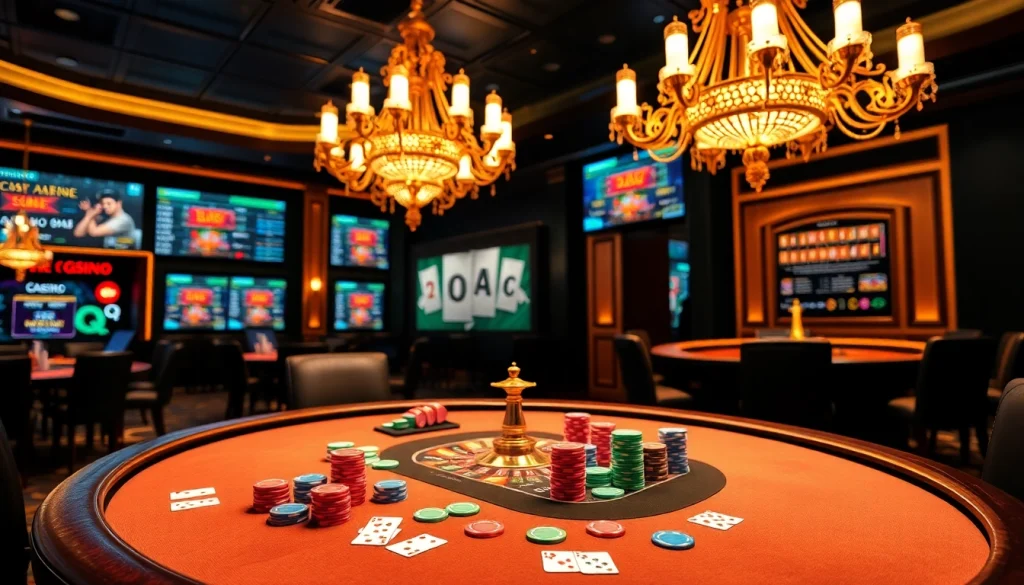 Experience excitement at https://www.qq8886.com/ with a luxurious scene of vibrant poker action.