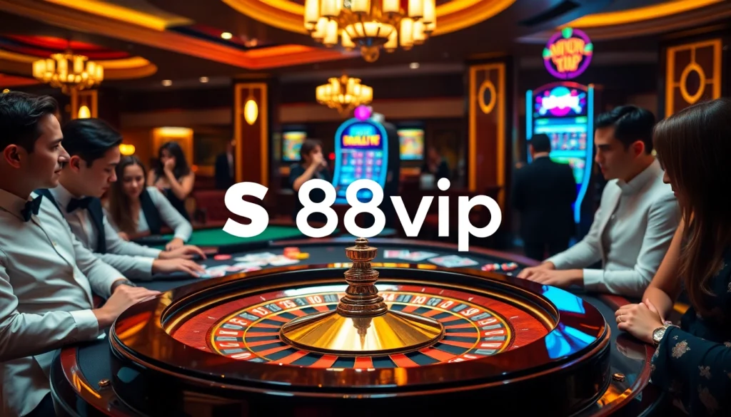 Experience thrilling blackjack gameplay at s88vip casino with vibrant chips and cards.