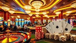 Play thrilling games at K88's luxurious casino with vibrant tables and exciting action.