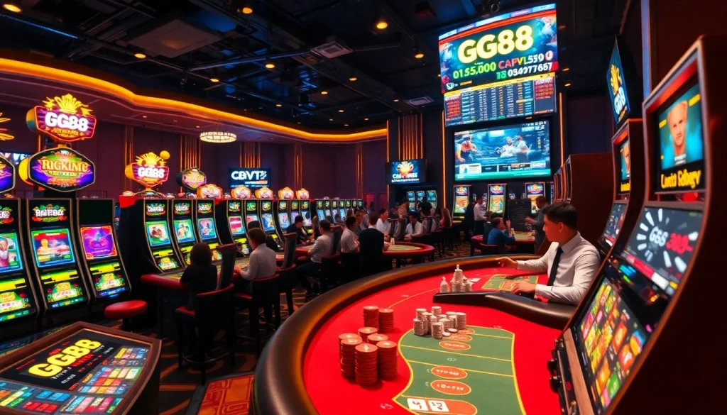 Experience the thrill of Nhà cái GG88 with vibrant casino games, poker tables, and exciting slot machines.