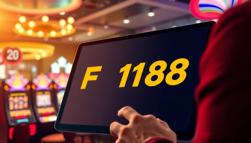 F168 online gaming platform interface showcasing vibrant casino games and sports betting.