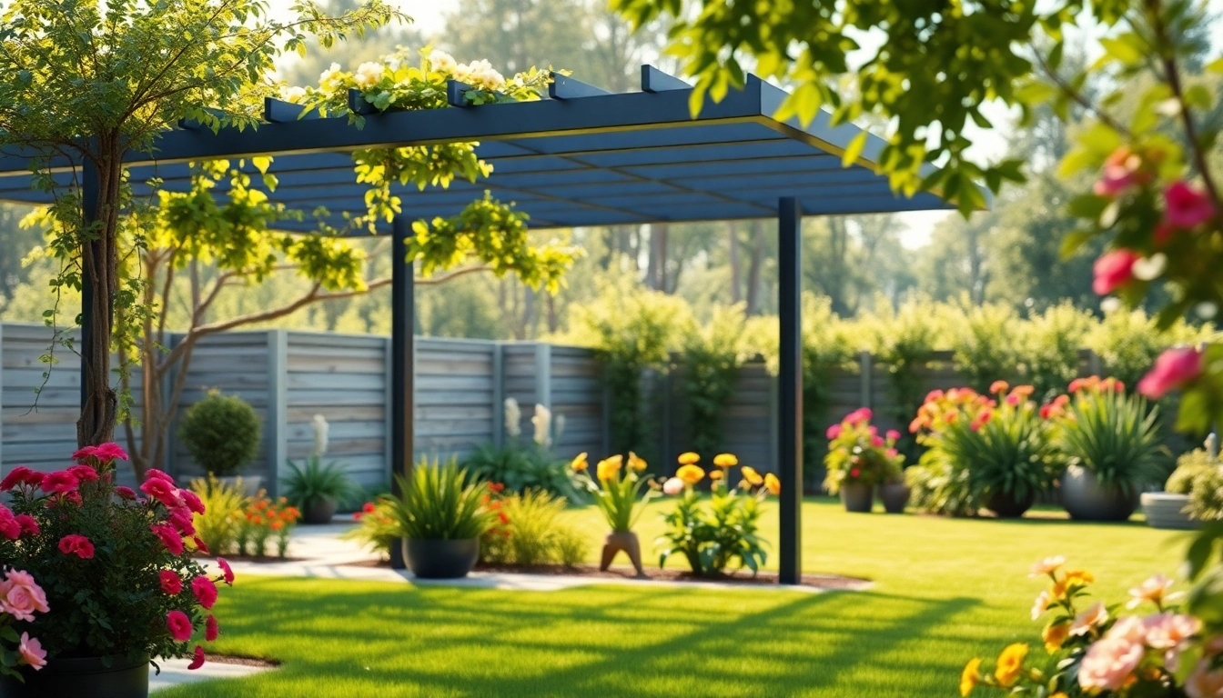 Elevate Your Outdoors with the Timeless Appeal of Modern Steel Pergola