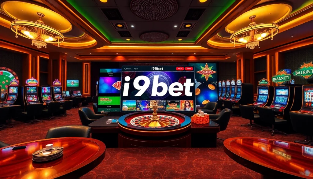 Experience the excitement of i9bet with an engaging online casino interface showcasing vibrant games.