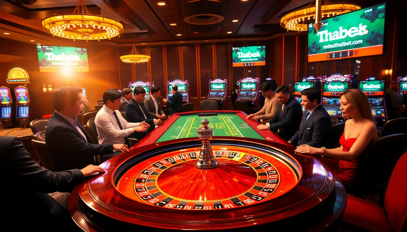 Experience the excitement of roulette at thabet.com with high-stakes action and luxurious casino ambiance.