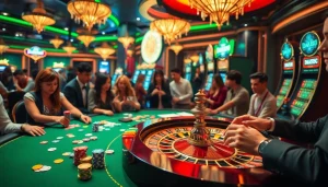 Rasakan sensasi datuk win saat bermain di meja kasino kelas atas dengan chip dan kartu.