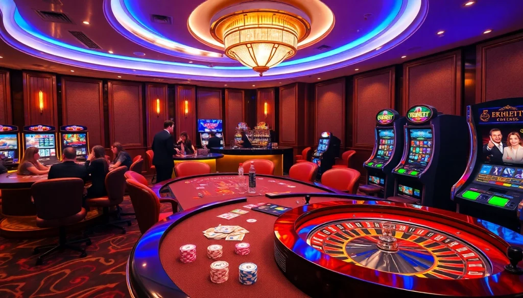 Engage in thrilling gameplay at MM88 with vibrant casino tables and exciting slots.