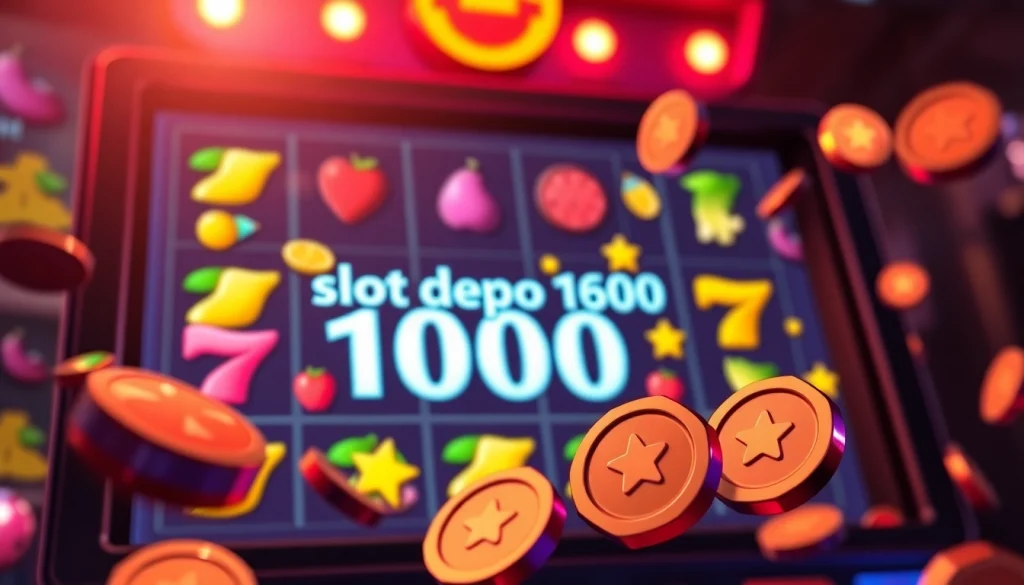 Menangkan besar dengan slot depo 1000 di permainan slot yang penuh warna.
