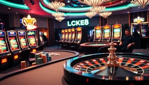 Trải nghiệm sự hứng khởi từ LUCK8 và LUCKY8 với các bàn casino sang trọng và các yếu tố chơi game sống động.