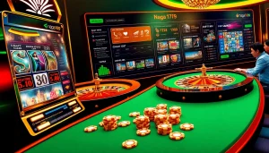 Experience top features of the aplikasi Naga169 with engaging online casino visuals and gameplay.