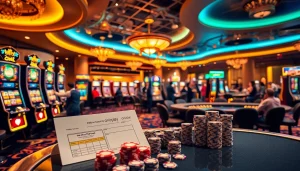 Experience the thrill of winning at onicplay with engaging casino tables, vibrant slot machines, and lively players.