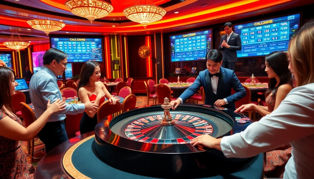 Experience excitement at the roulette table, showcasing https://ok88.tech/ as luxurious gaming.