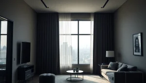 Geniet van de frisse uitstraling van verduisterende gordijnen die perfect passen in elke kamer.