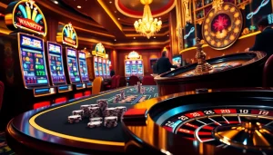Experience the excitement of luck8 trang chủ with vibrant casino elements and engaging gambling activities.