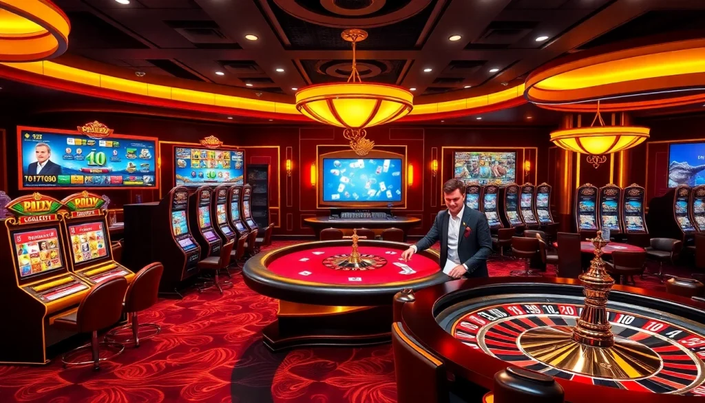 Experience thrilling gameplay at https://789f.living/ with vibrant slot machines and exciting poker tables.