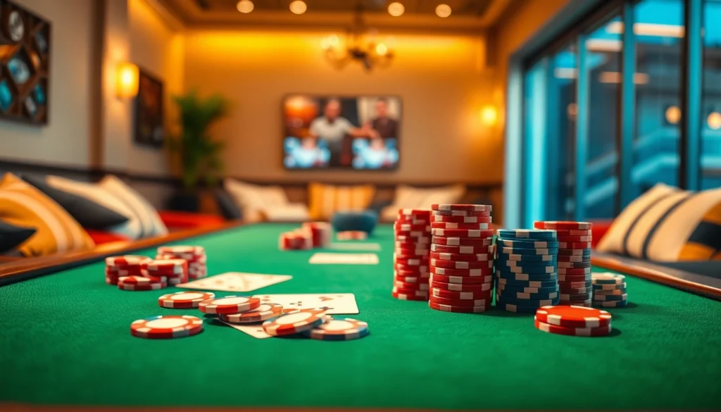 Bolaslot21 menghadirkan suasana bermain poker yang menyenangkan dengan warna cerah.