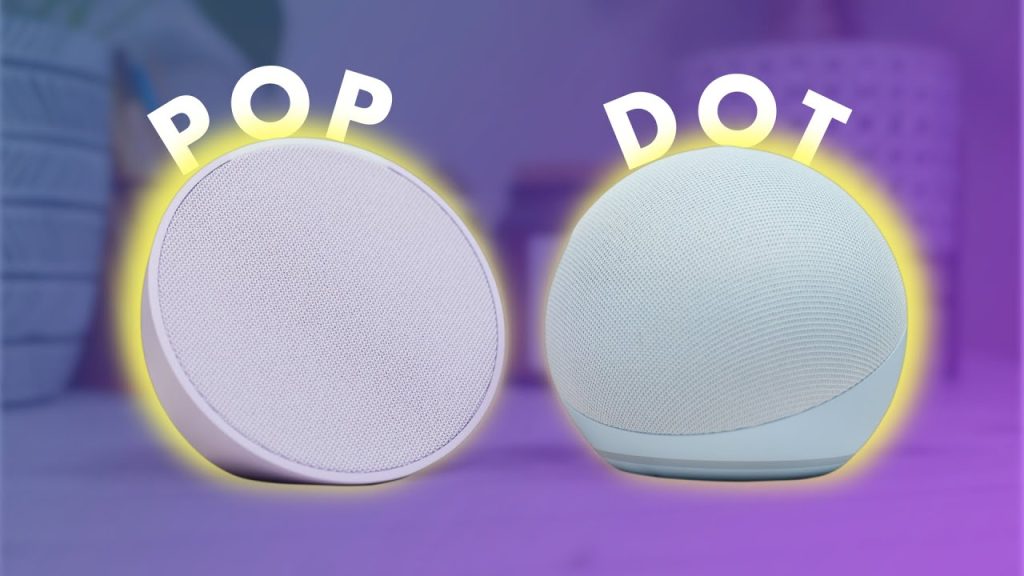 difference between echo dot and echo pop