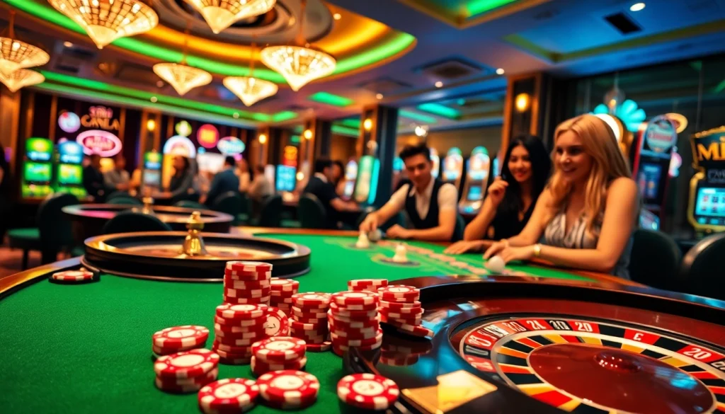 Experience the thrill of luxury gambling at https://www.kjc.global/ with vibrant slot machines and poker games.