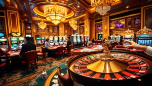 Exciting gaming experience at GG88 casino with vibrant tables and players ready to win.