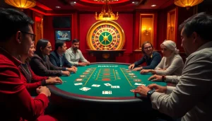 Experience intense casino excitement with Rikvip during a poker game.