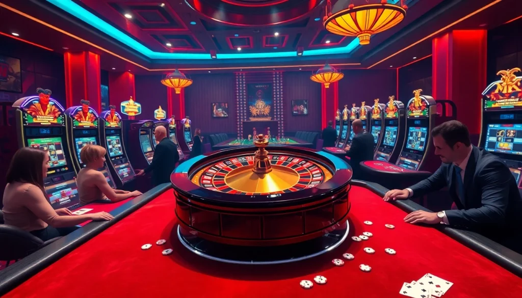 An exhilarating moment at MK8-themed online casino showcasing vibrant roulette and poker action.