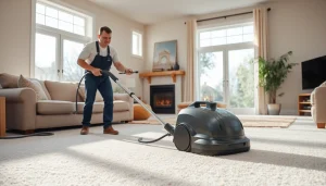Efficient carpet cleaning roseville ca in a bright living room highlights professional cleaning techniques.
