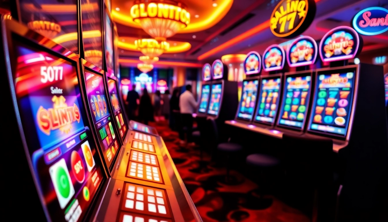 Jelajahi slot777 dengan mesin perjudian yang mendebarkan dan suasana kasino yang hidup.