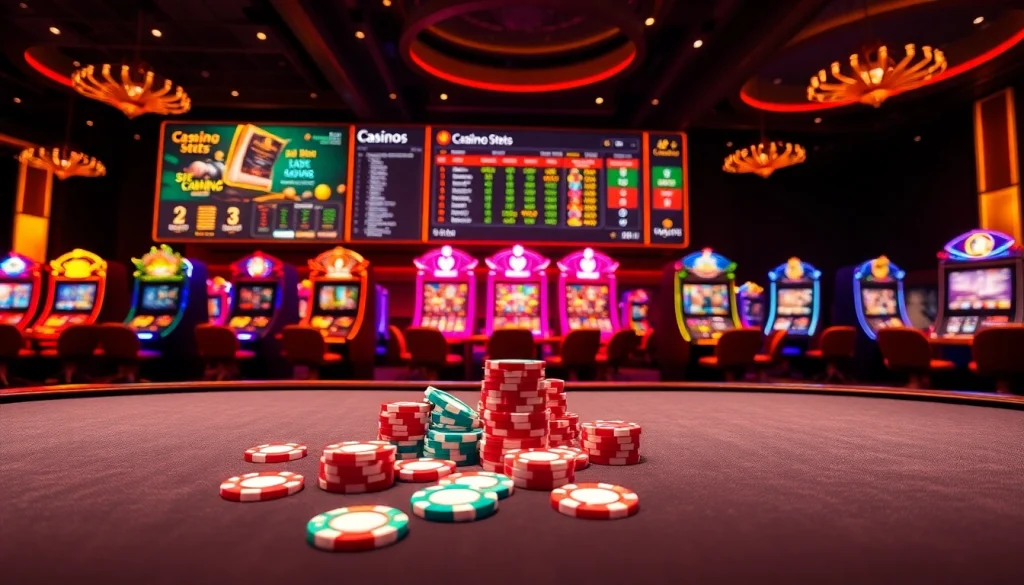 Joueurs gagnants célébrant dans un casino en ligne dynamique avec des options de retrait instantané.