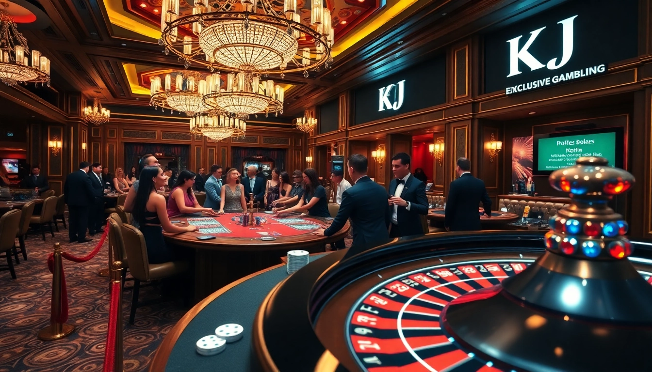 Experience thrilling gameplay at KJC casino featuring high-stakes poker and luxury atmosphere.