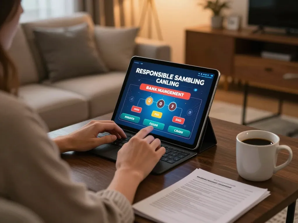 Engaging online casino experience at https://www.mnm88.com/ showcasing a player strategizing on a tablet