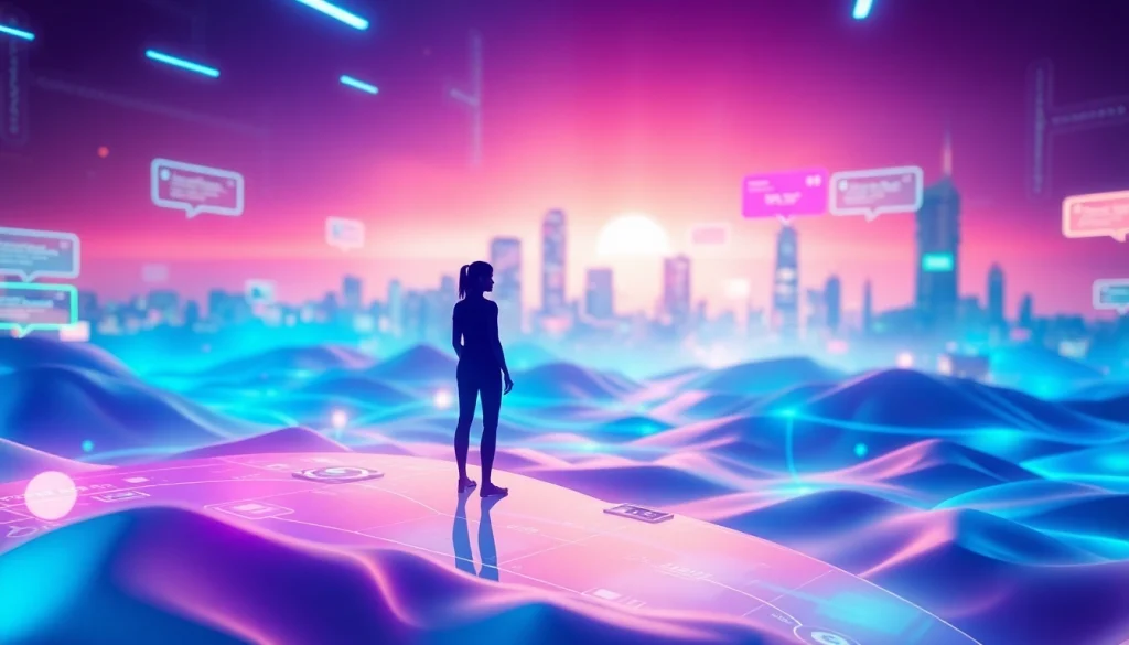 Visual representation of NSFW AI interactions in a modern digital landscape.