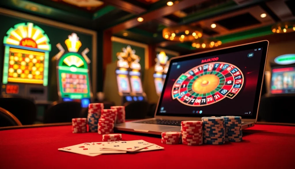 Vivez l'excitation du casino en ligne avec une action dynamique de roulette et de poker en ligne.