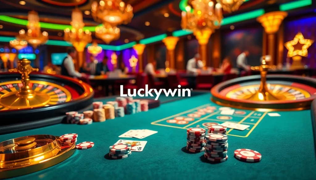 Luckywin offers an exciting casino experience with vibrant games and engaging players.