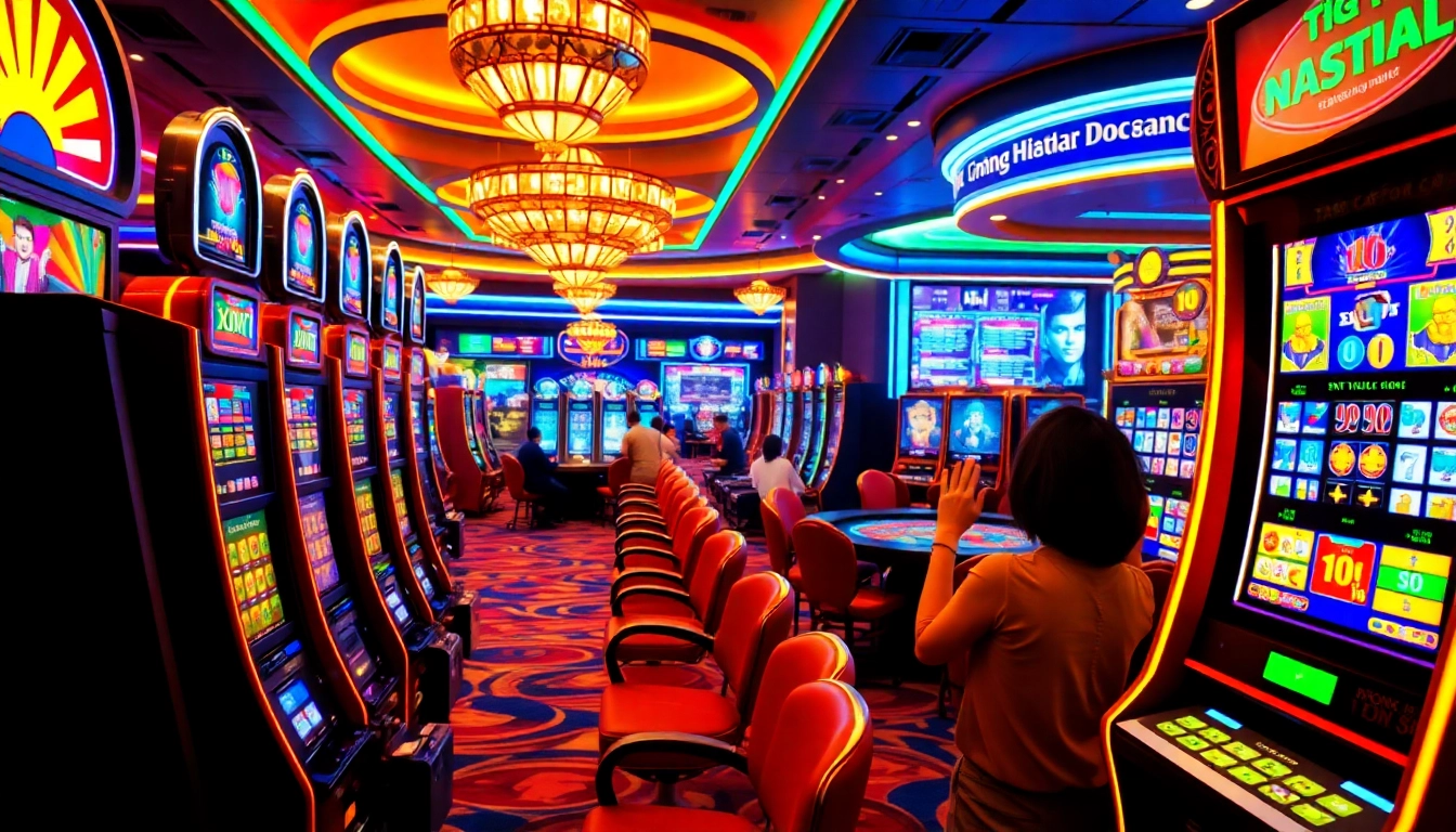 Menggandeng link slot gacor saat pemain bersenang-senang di kasino yang meriah.