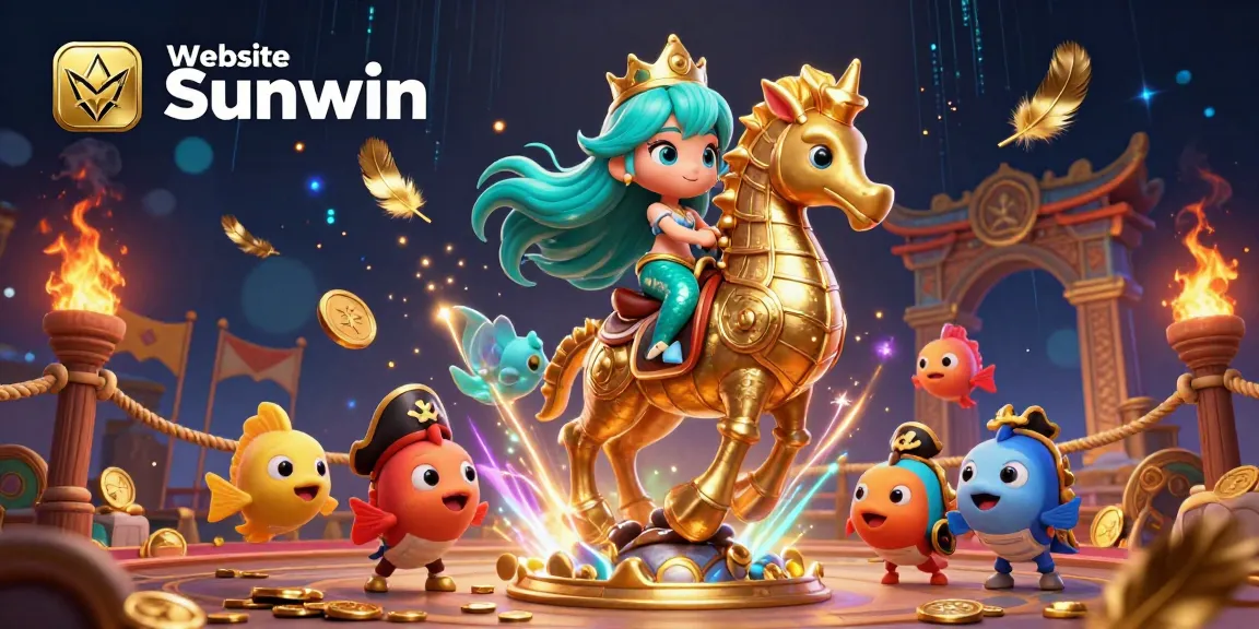 Experience exciting gameplay at Website Sunwin with vibrant characters in a rich casino-themed illustration.