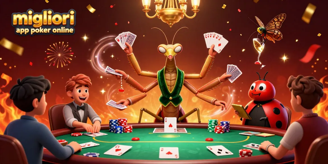 Migliori app poker online: Sperimenta emozionanti giocate ai tavoli di poker con azione dinamica e chip colorati.